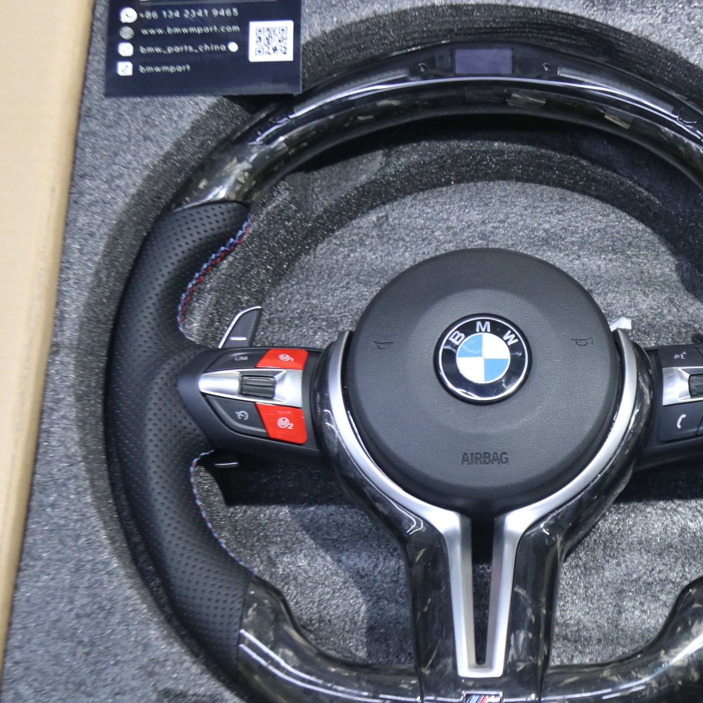 Customized Forged Steering Wheels For BMW F Series left side